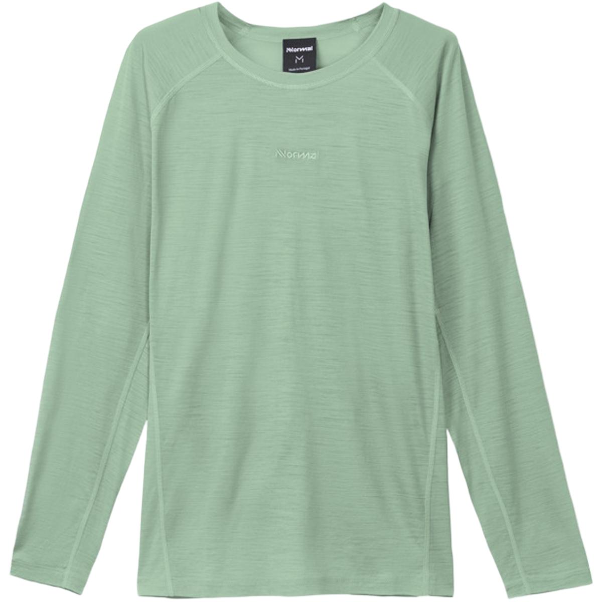 Bluza alergare dama NNormal Merino 02 FW 2026-Verde-S