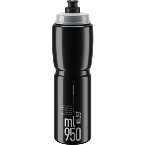 Bidon Elite Jet 950 ml-Negru