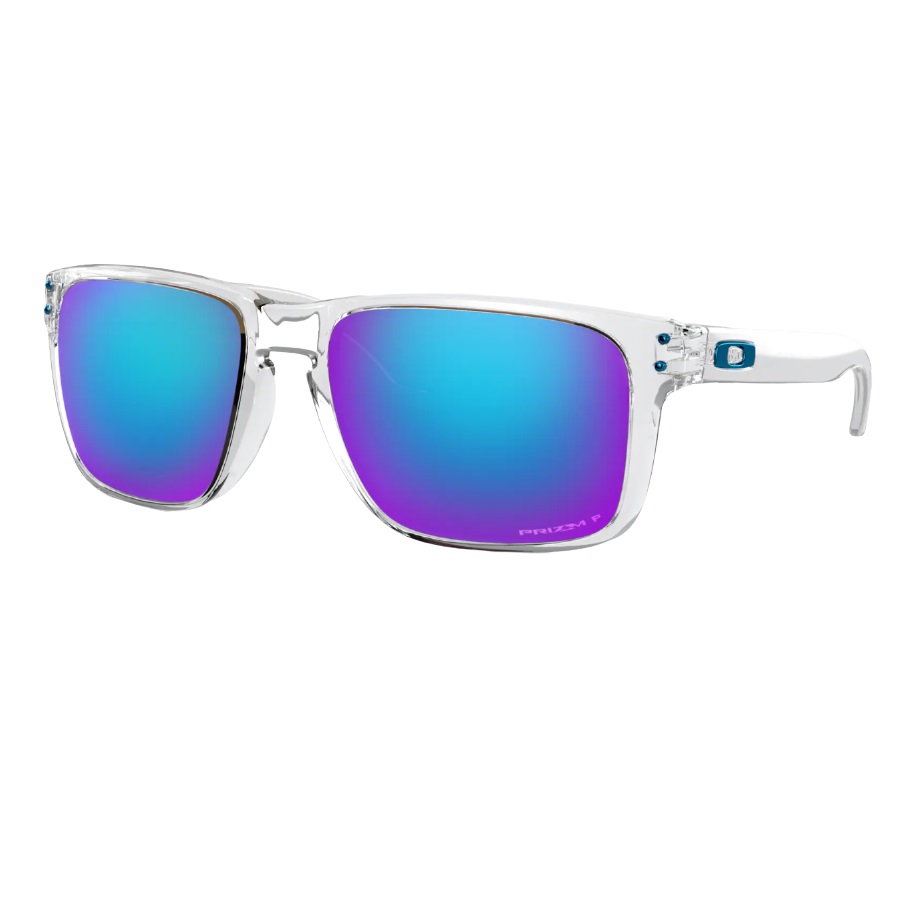 Ochelari de soare Oakley Holbrook XL Polished Clear / Prizm Sapphire Polarized