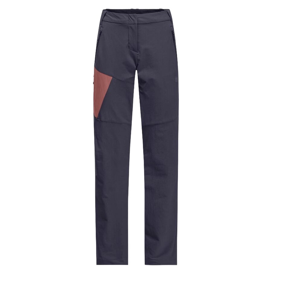 Pantaloni trekking dama Jack Wolfskin Glastal Winter FW 2024-Bleumarin-34