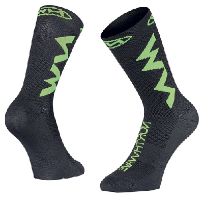 Sosete ciclism Northwave Extreme Air 2020-Negru/Lime-M
