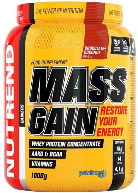 Supliment alimentar Nutrend Mass Gain 1Kg