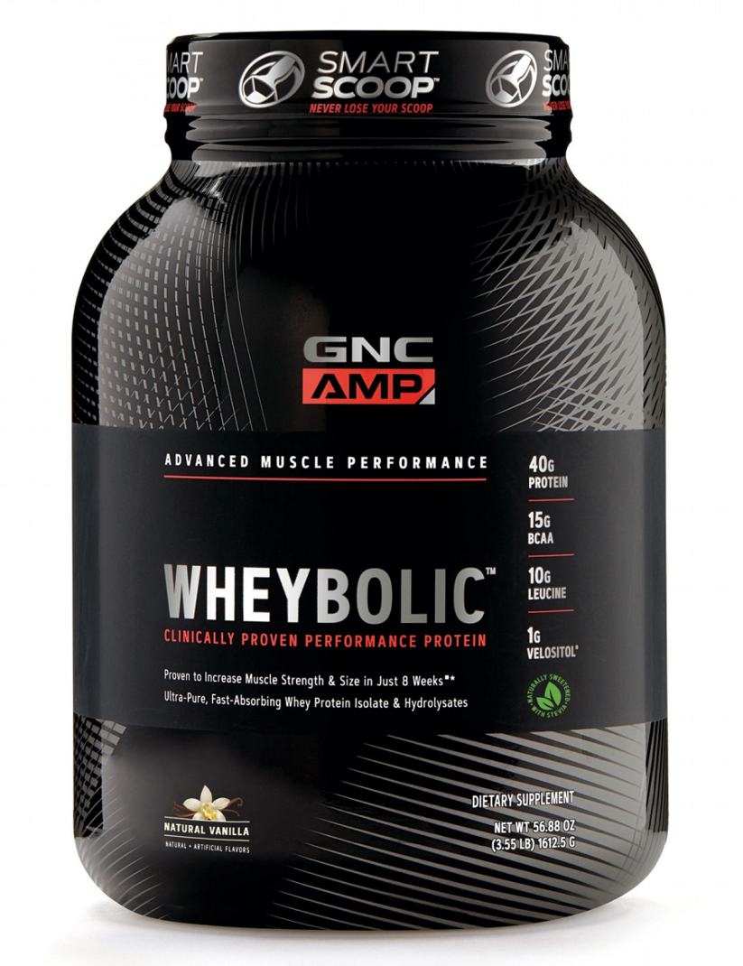 Proteina GNC AMP Wheybolic cu Aroma Naturala de Vanilie 1412.5 g