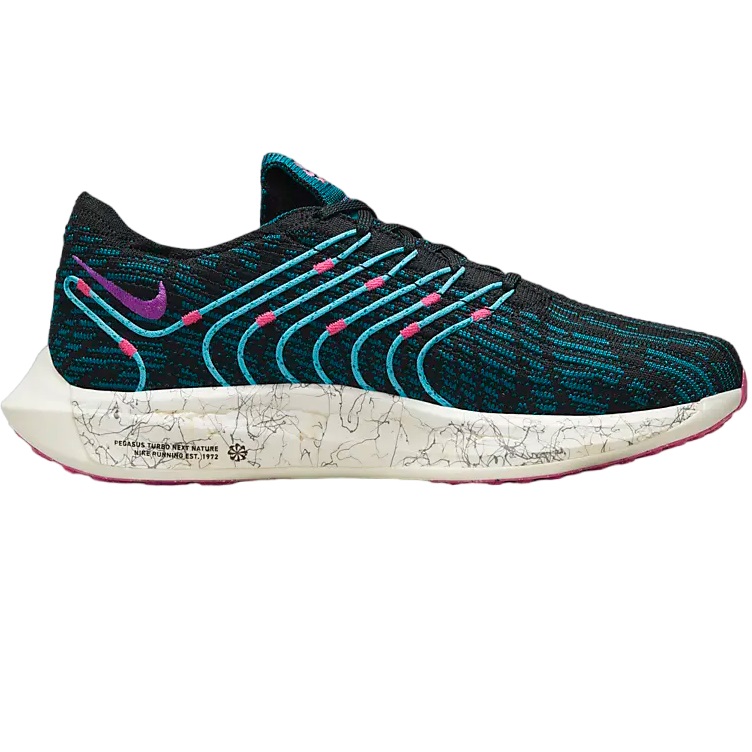 Pantofi alergare dama Nike Pegasus Turbo Next Nature SE SS 2023-Negru/Bleu-36 1/2