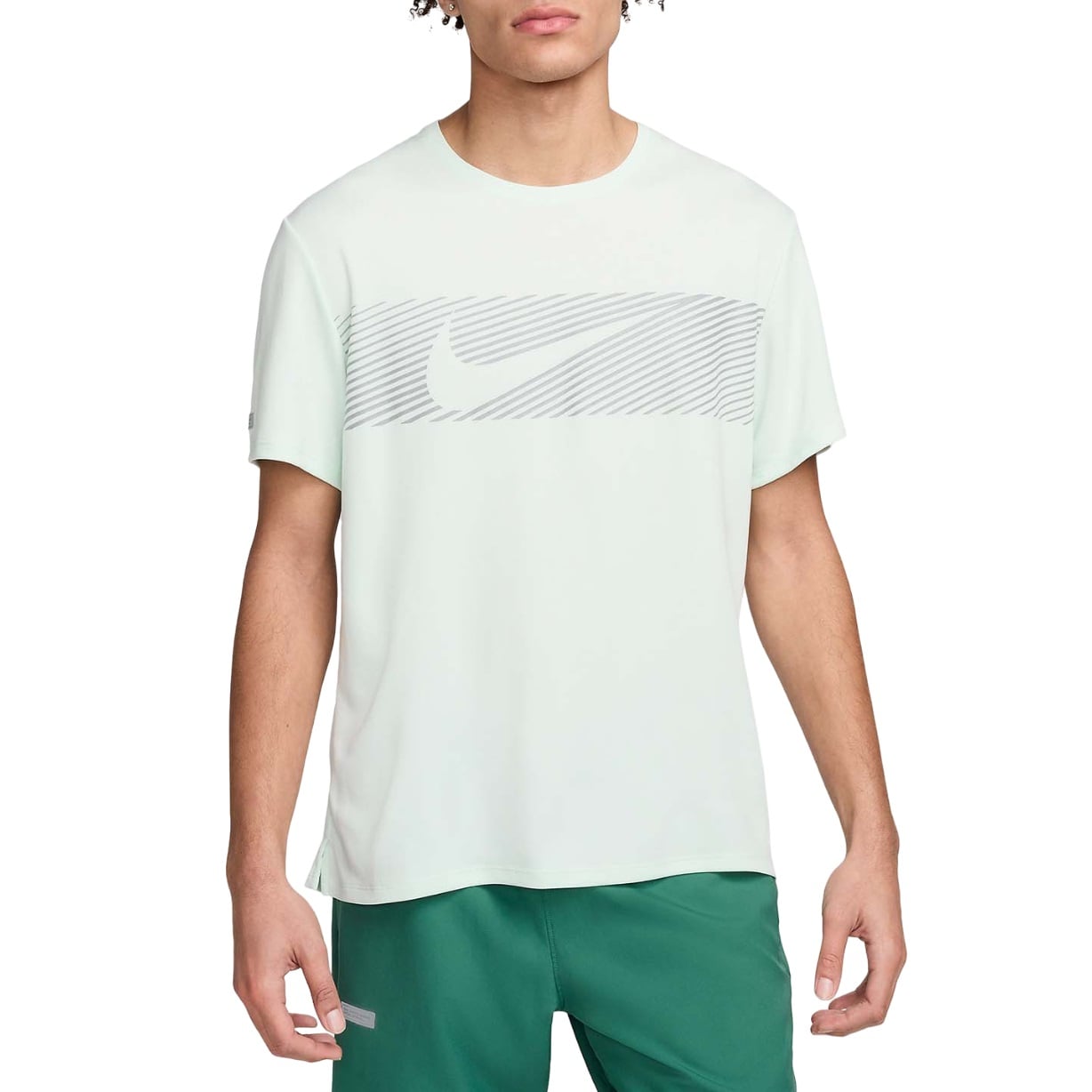 Tricou alergare barbati Nike Flash Miler FW 2024-Verde Deschis-XL