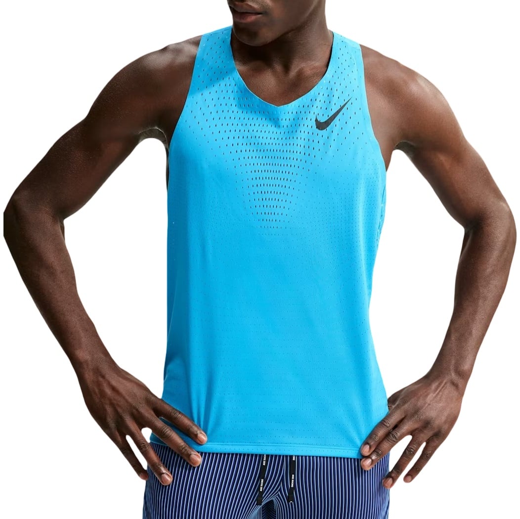 Maiou alergare barbati Nike AeroSwift Dri-FIT ADV FW 2026-Albastru-S