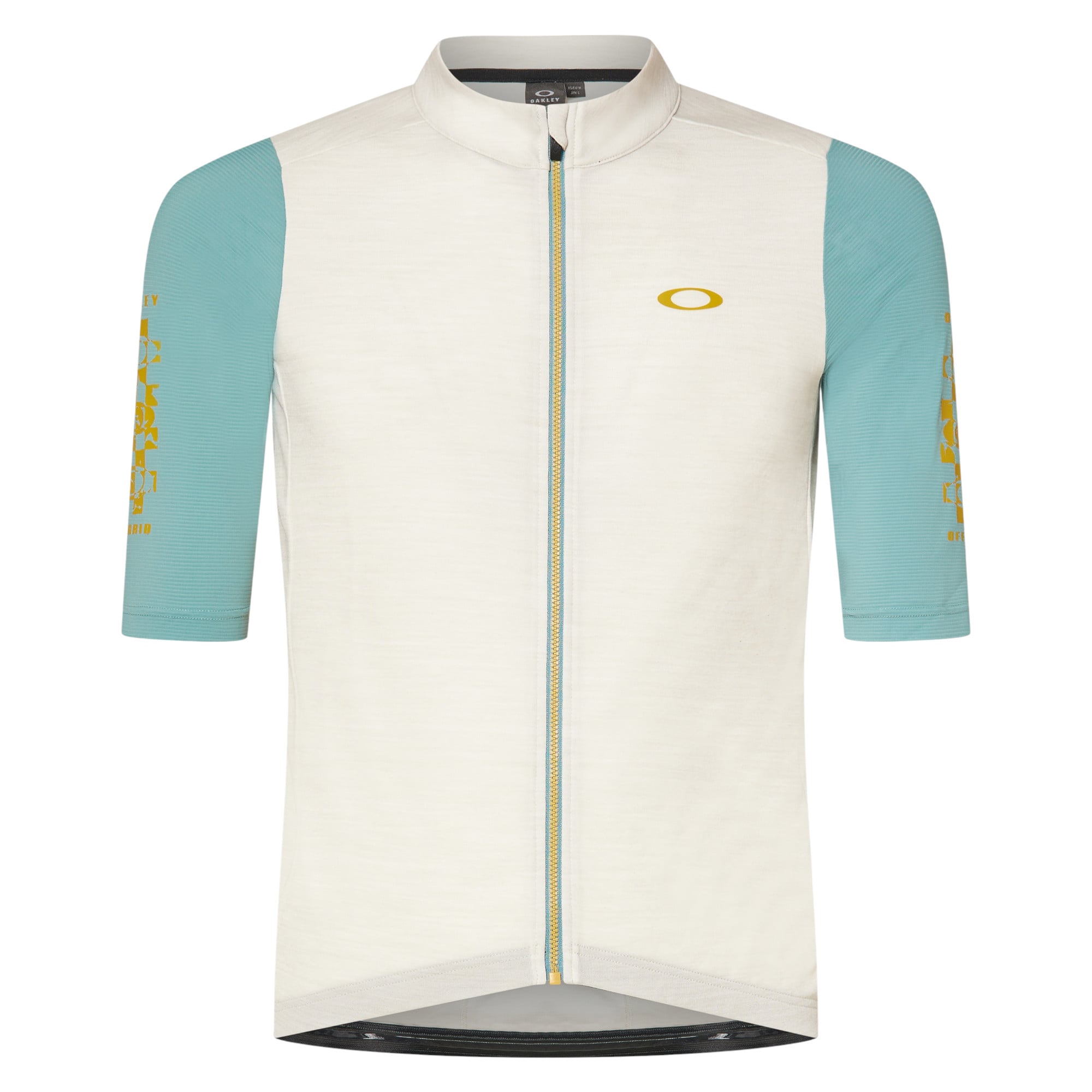 Tricou ciclism barbati Oakley Off Grid Jersey 2.0-Bej/Albastru-S