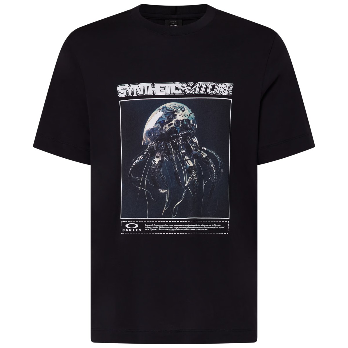 Tricou barbati Oakley Futurescape Jellyfish-Negru-S