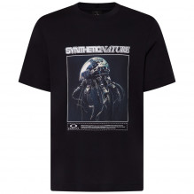 Tricou barbati Oakley Futurescape Jellyfish-Negru-S