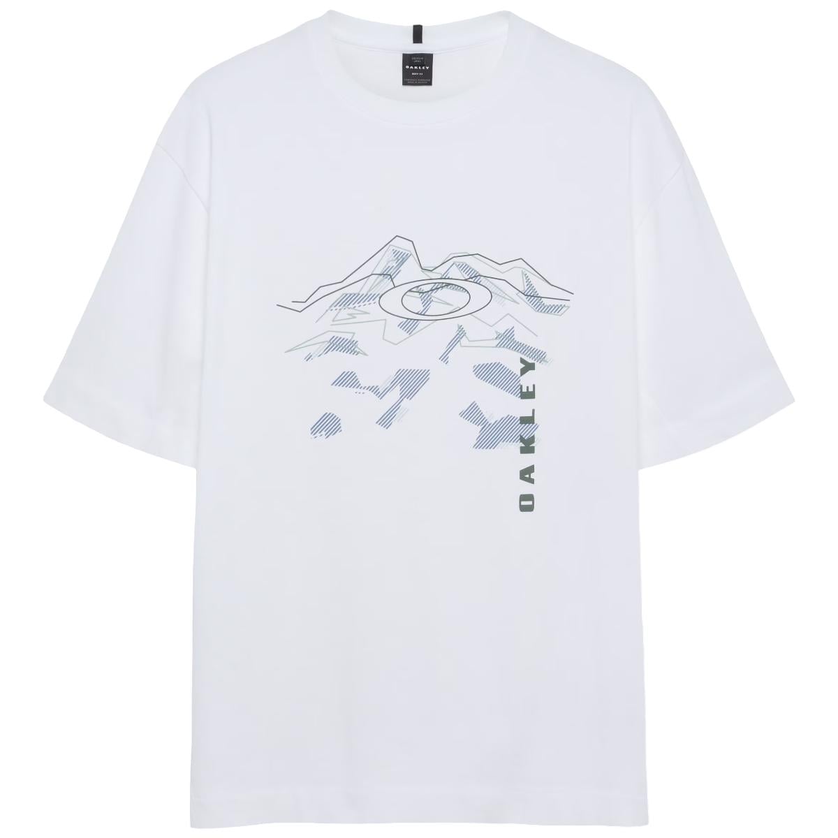 Tricou barbati Oakley MTN Ridge SS 2026-Alb-S