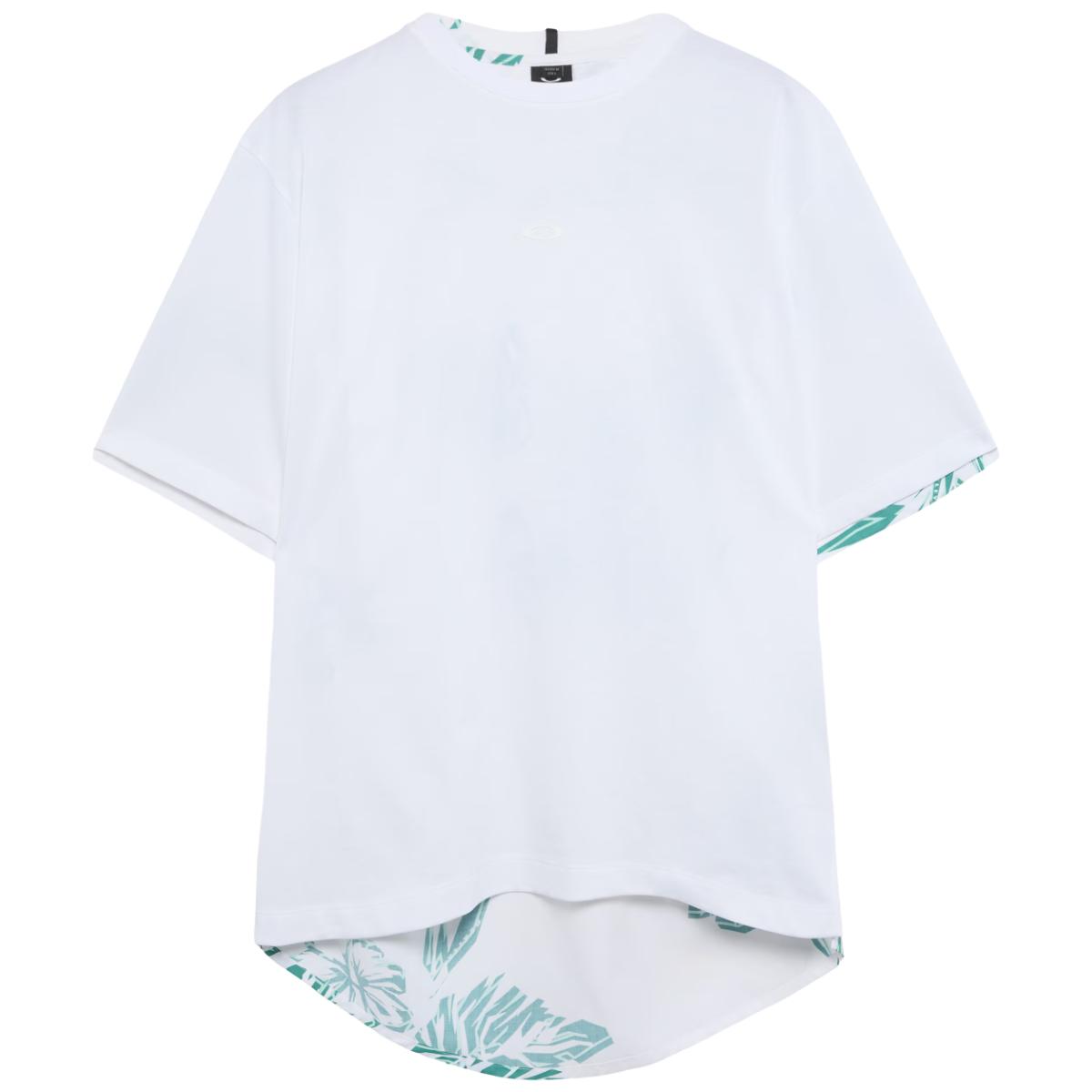 Tricou barbati Oakley Hibiscus Breeze SS 2026-Alb/Verde-M
