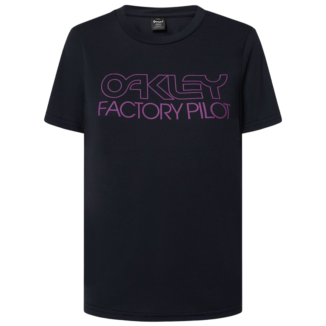 Tricou dama Oakley Factory Pilot-Negru/Mov-M