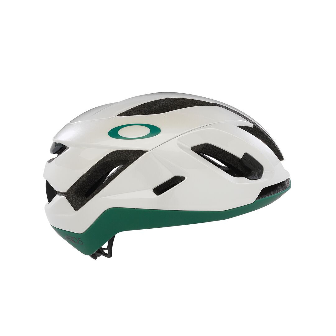 Casca ciclism Oakley ARO5 Race-Alb/Verde-S