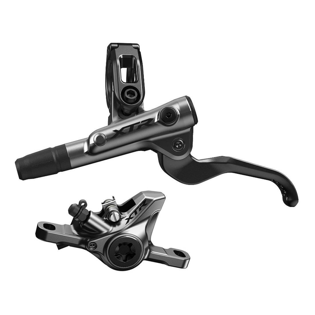 Frana hidraulica pe disc Shimano XTR BL-M9100(L) BR-M9100(F), J-Kit, placute metal