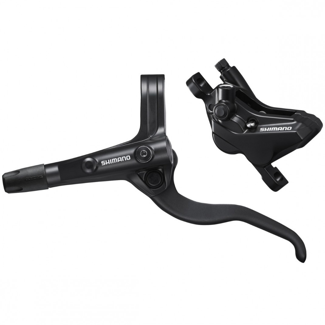 Frana pe disc hidraulica Shimano BL-MT401/BR-MT420 Fata, Placute Resin, J-Kit