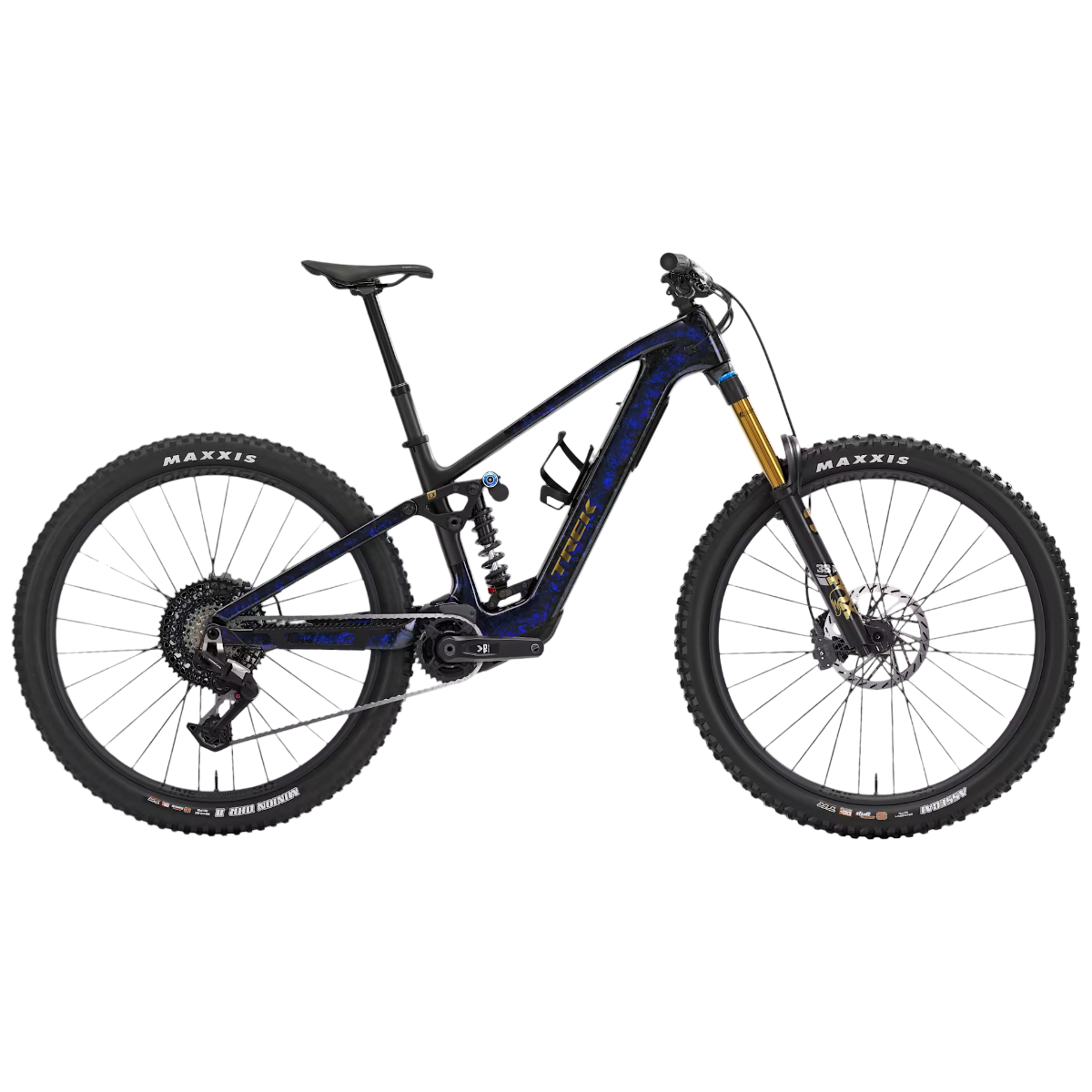 Bicicleta electrica MTB Trek Fuel+ LX 9.8 Eagle 90 Gen 2 29" 2026-Albastru/Auriu-S