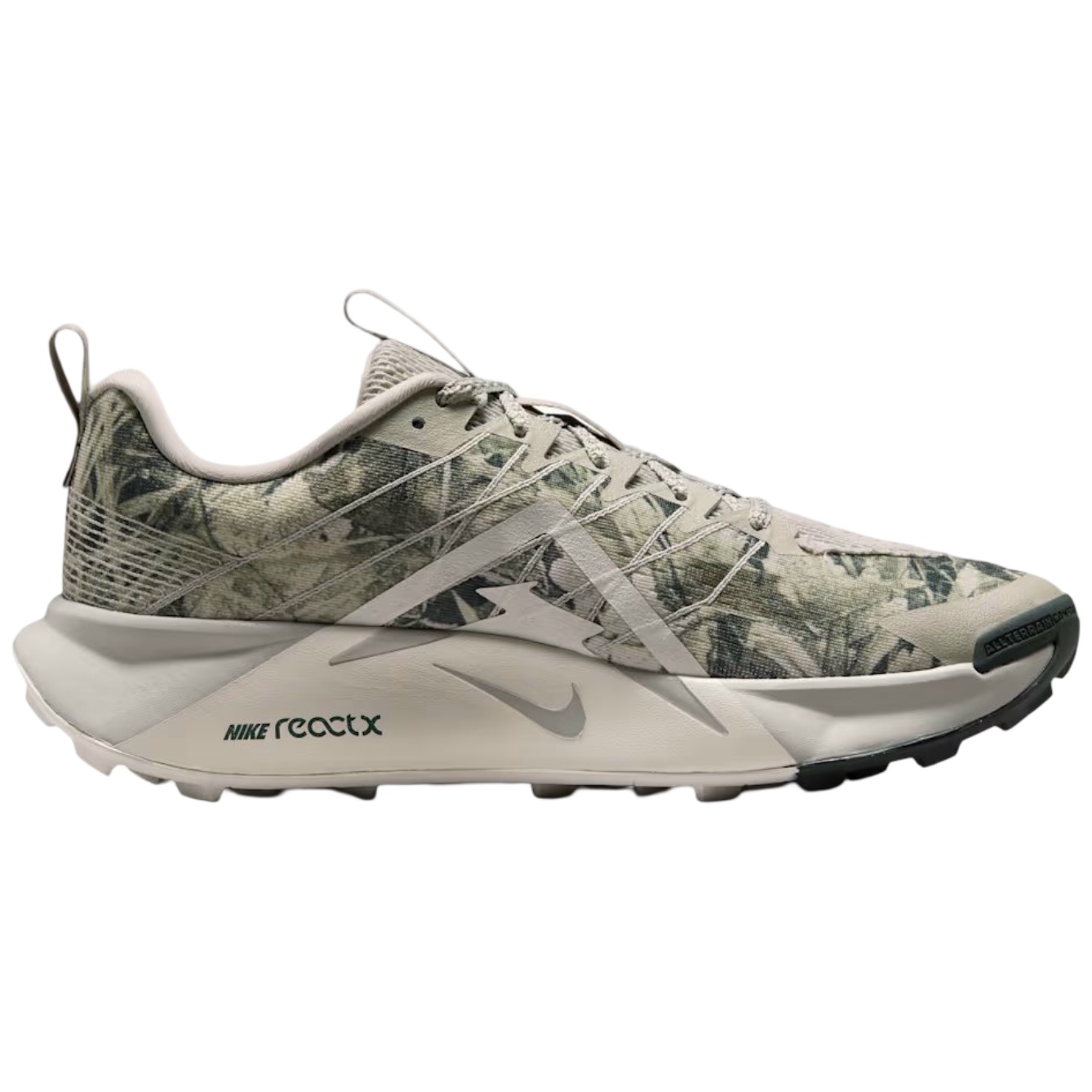 Pantofi alergare trail barbati Nike ReactX Wildhorse 10 FW 2026-Bej/Verde-41