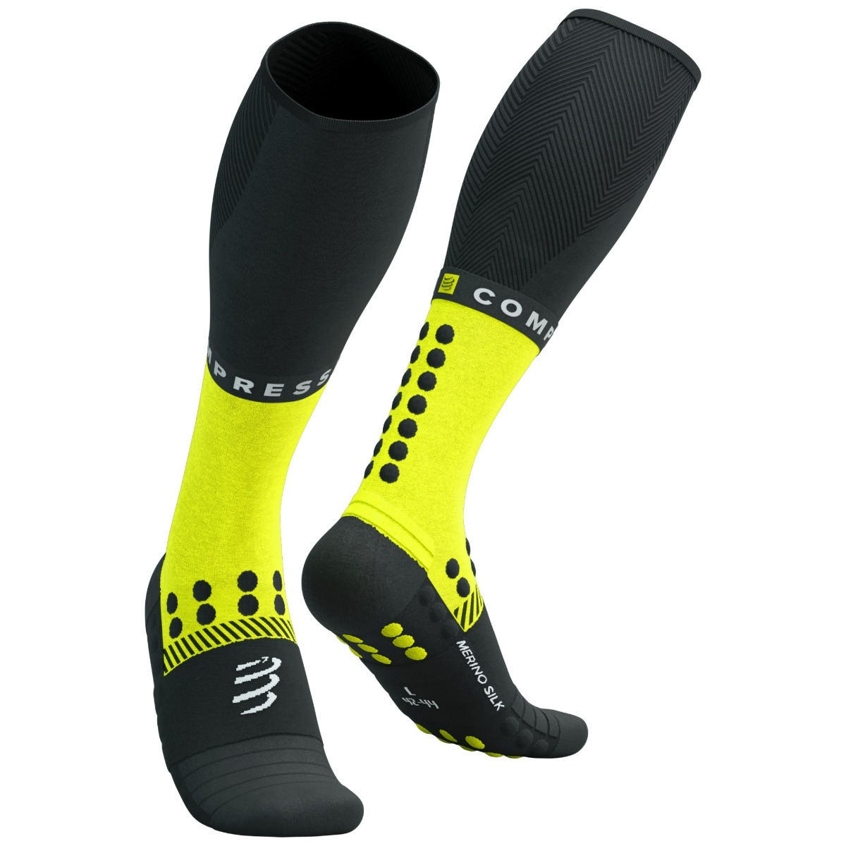 Sosete compresie alergare Compressport Full Winter Run