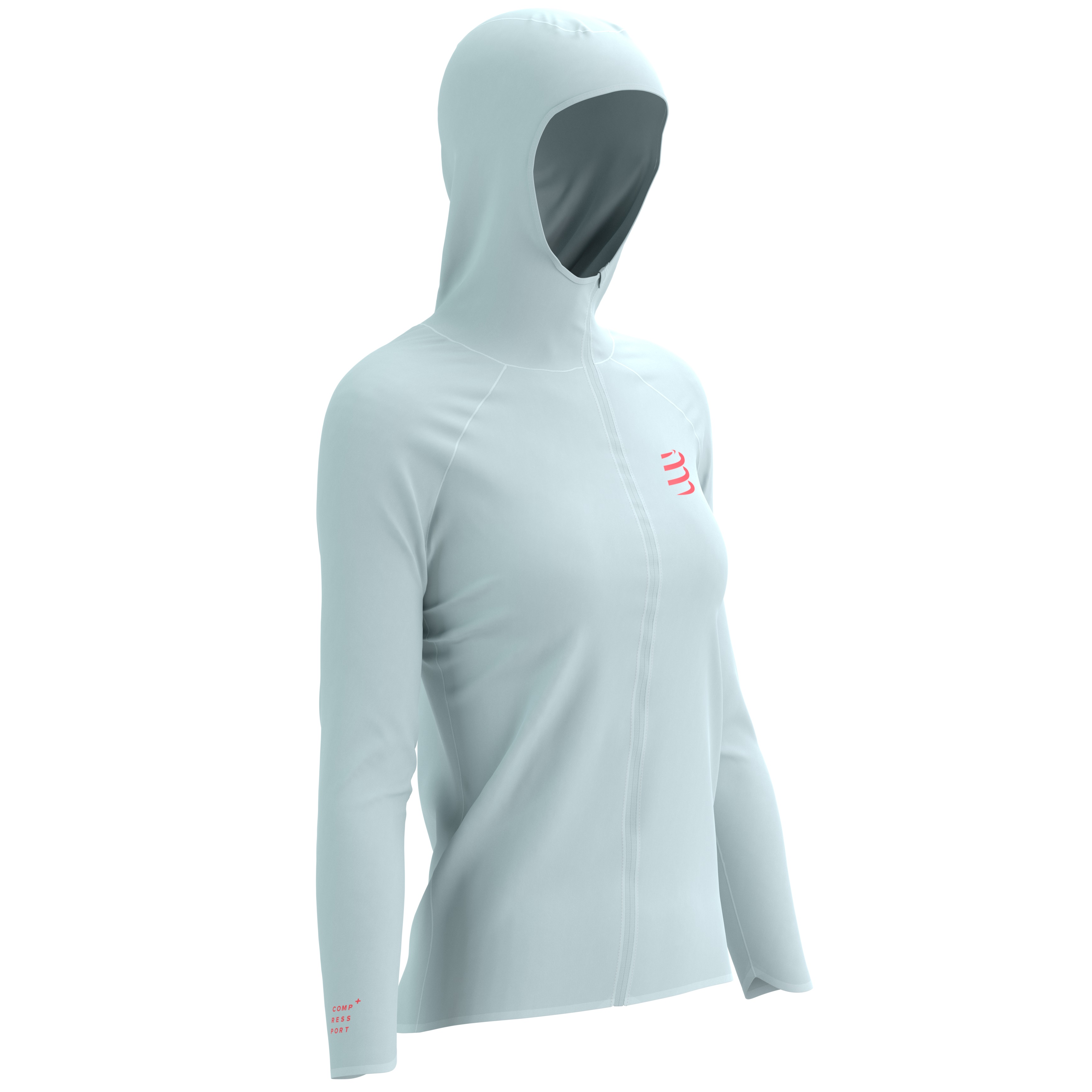 Jacheta impermeabila alergare dama Compressport Hurricane Waterproof 10/10 FW 2025-Bleu-S