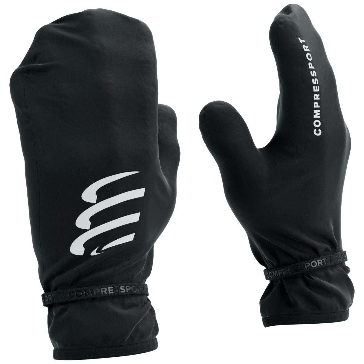 Manusi impermeabile alergare Compressport Hurricane 10/10