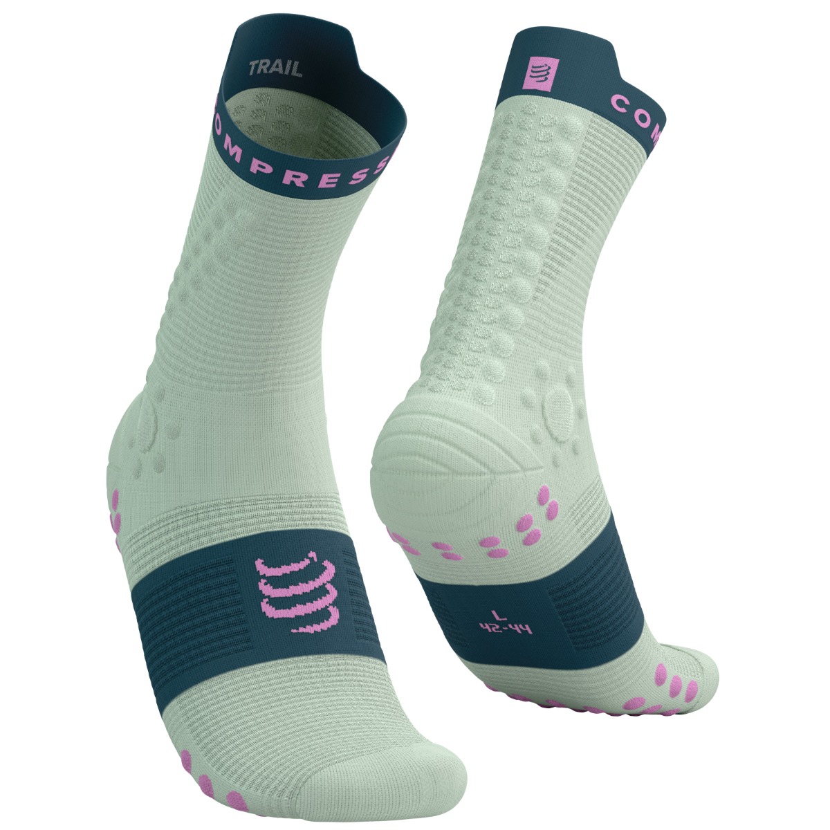 Sosete compresie alergare Compressport Pro Racing v4.0 Trail FW 2025