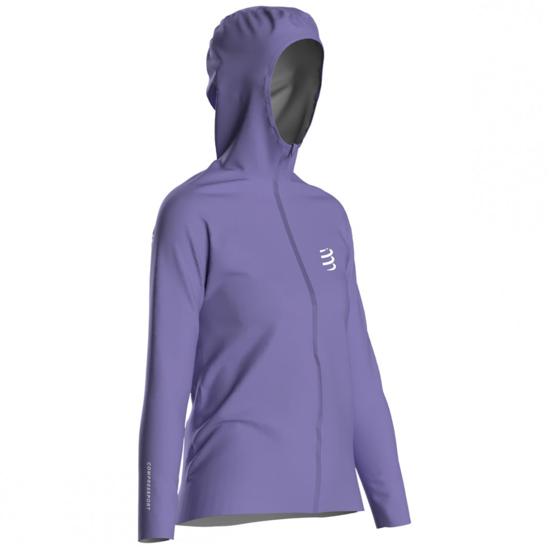Jacheta impermeabila alergare dama Compressport Hurricane FW 2026
