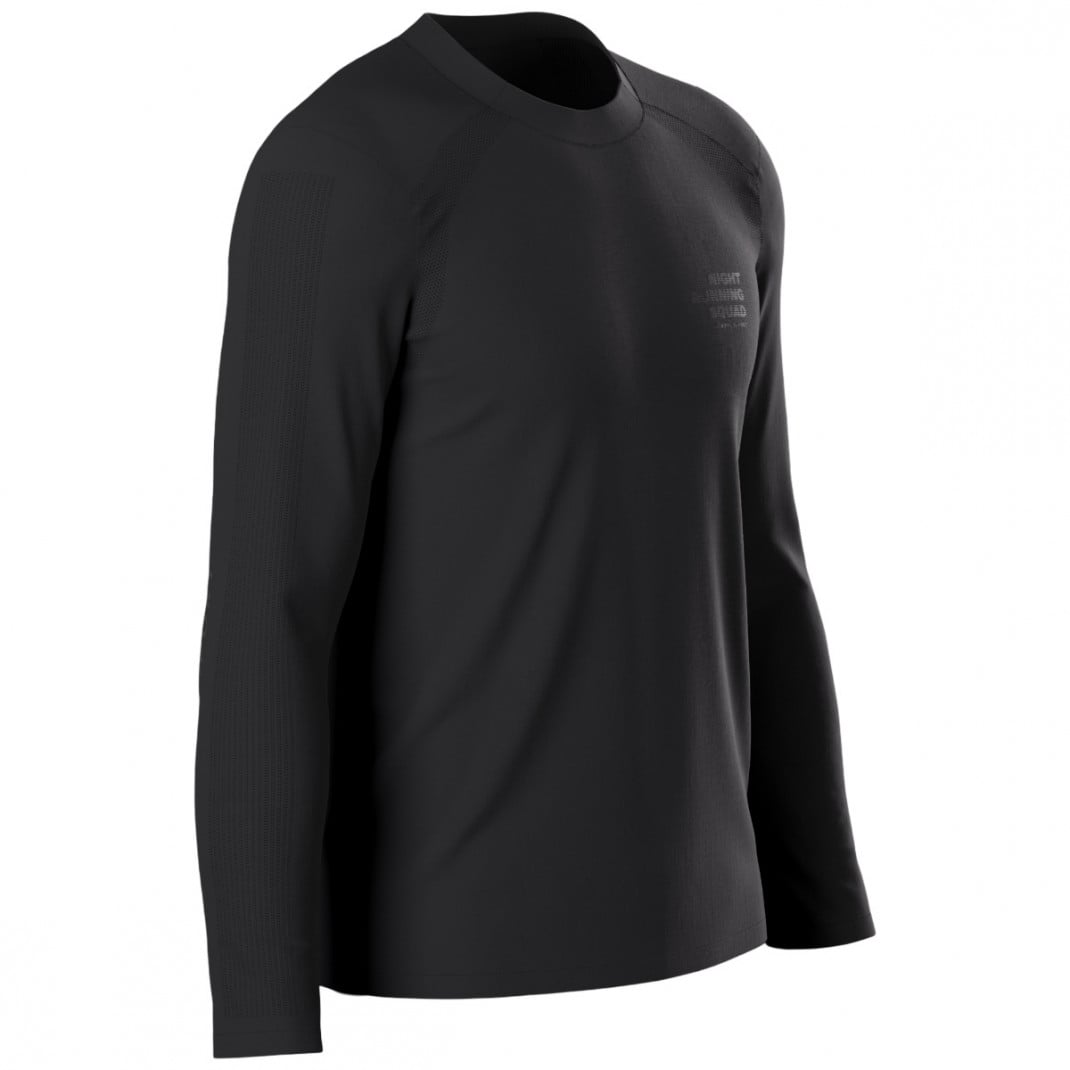 Bluza alergare barbati Compressport Performance - Editie Limitata Night Running Squad 2026