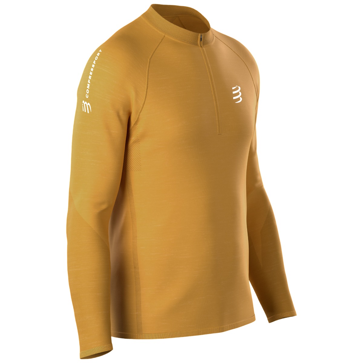 Bluza alergare barbati Compressport Merino Half-Zip Winter FW 2026