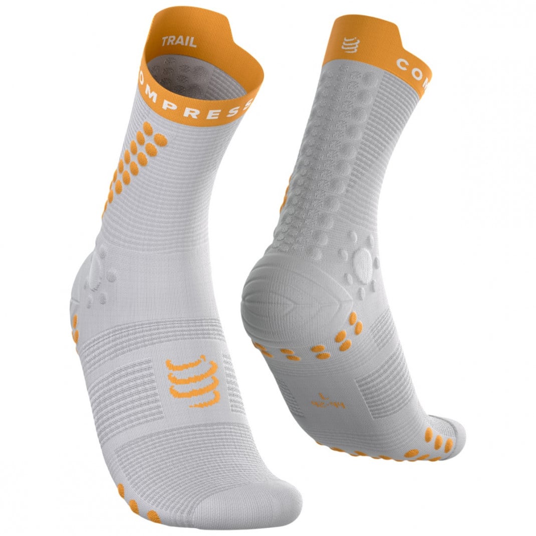 Sosete compresie alergare Compressport Pro Racing V4.0 Trail FW 2026