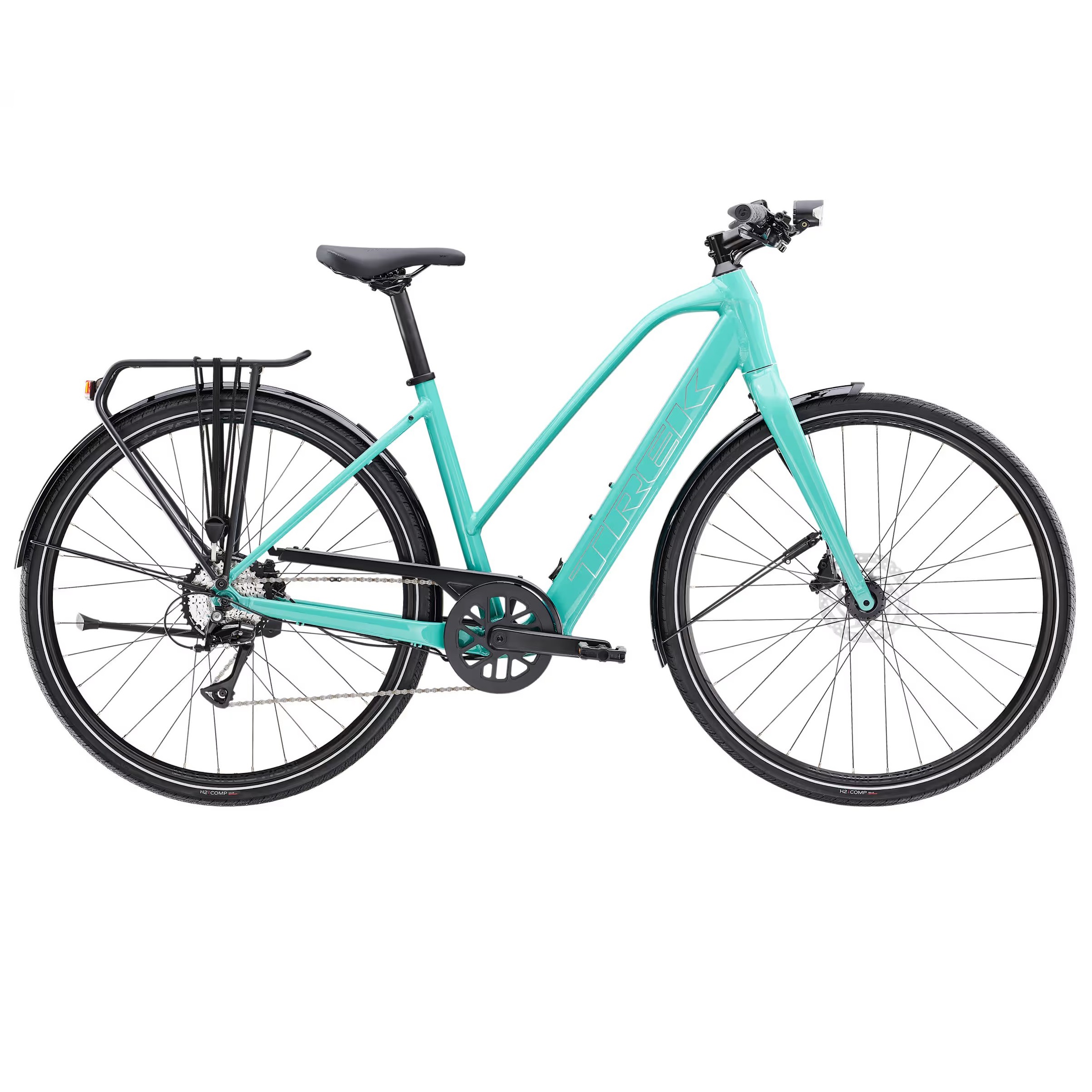 Bicicleta electrica Trek FX+ 2 LT Mid-Step 28" 2026-Bleu-S