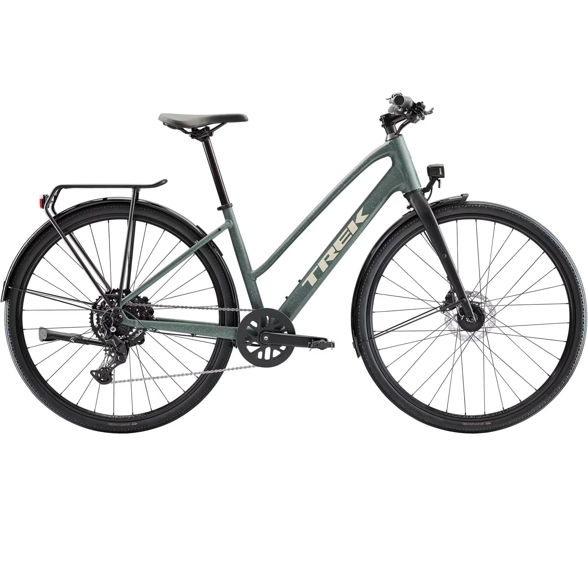 Bicicleta Trek FX Sport AL Equipped Midstep 27.5" 2026-Verde Deschis-S