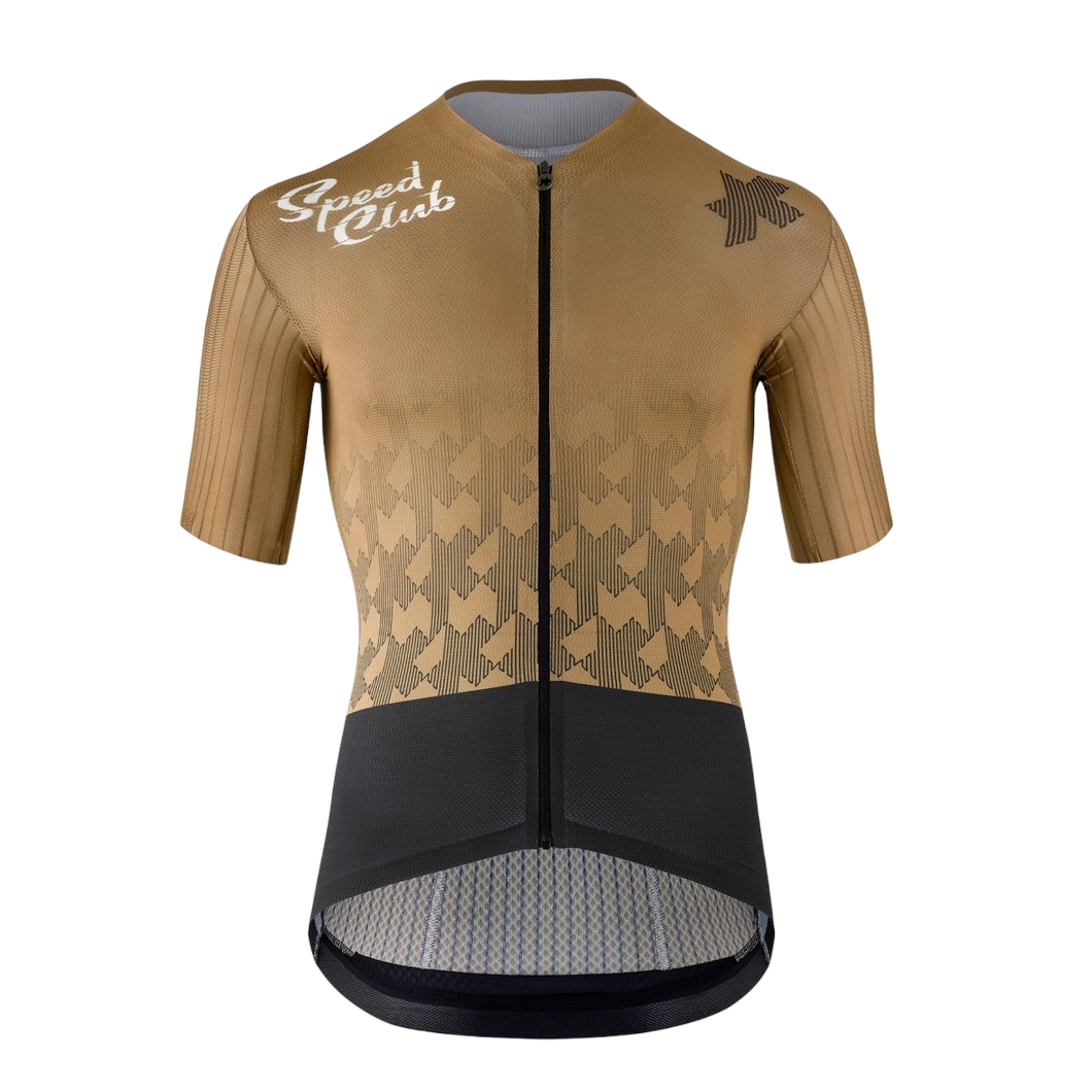 Tricou ciclism barbati Assos Equipe RS S11 Speed Club-Maro/Negru-L