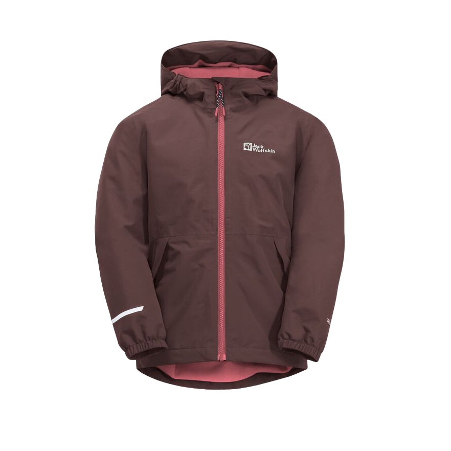 Jacheta Impermeabila copii Jack Wolfskin -Grena-128