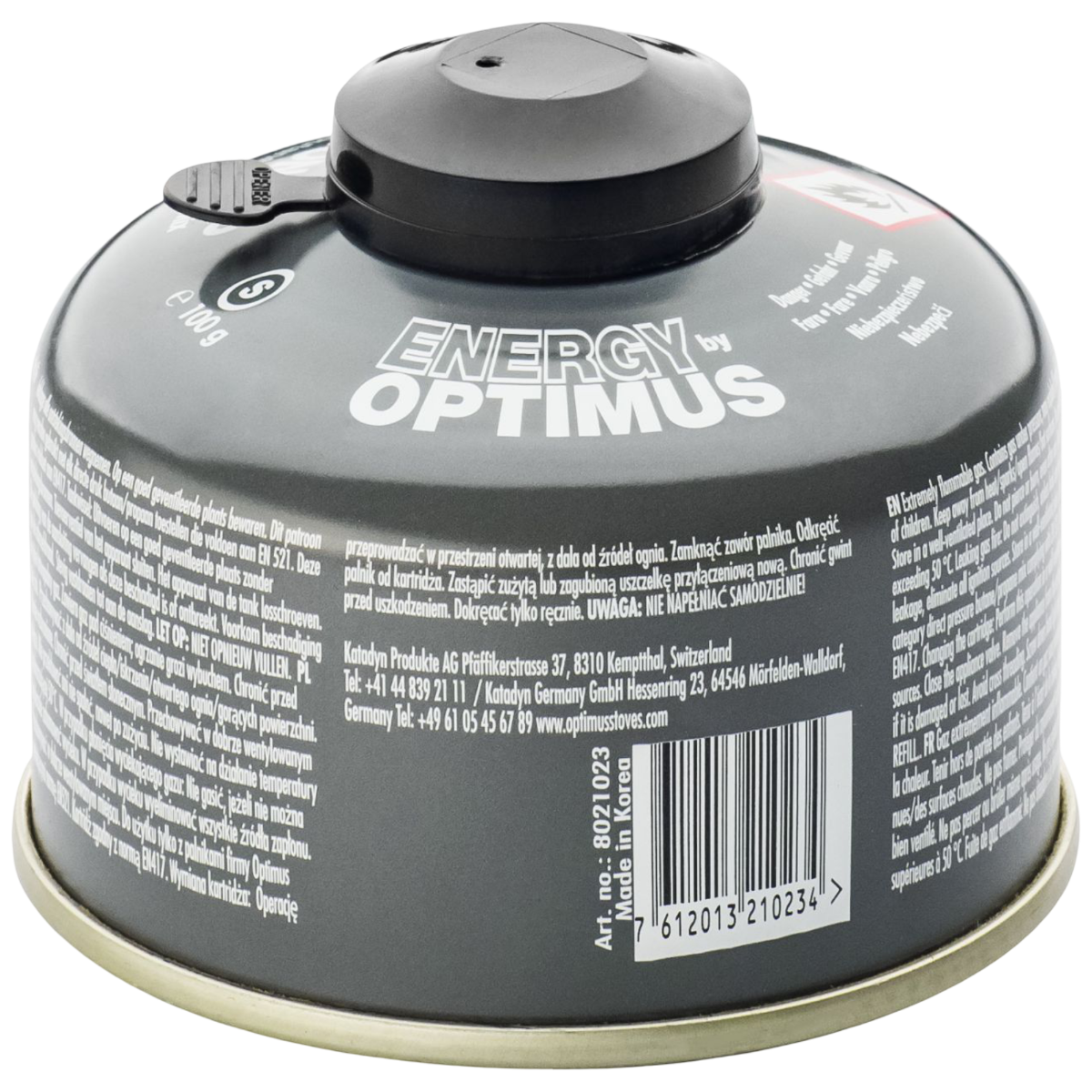 Butelie cu valva Optimus Gas 4 Sezoane 230g