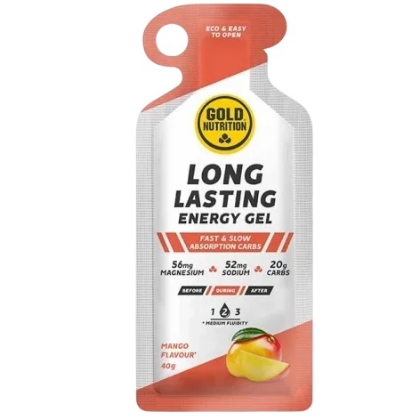 Gel energizant Gold Nutrition Long Lasting Aroma de Mango, 40g