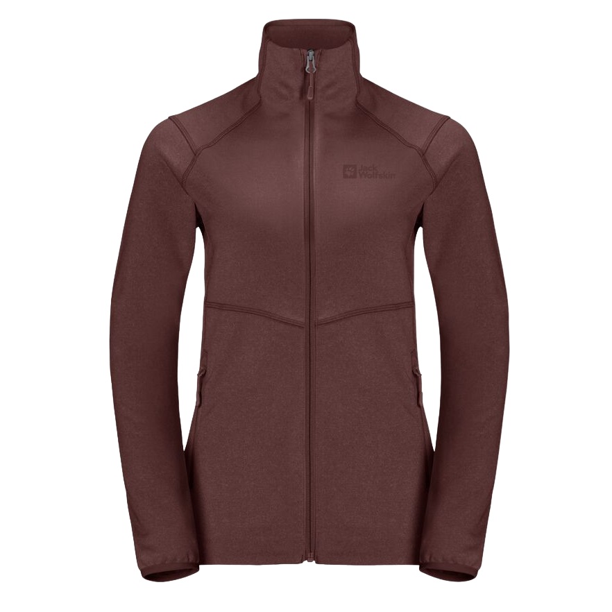 Fleece dama Jack Wolfskin Fortberg Fz -Grena-XS