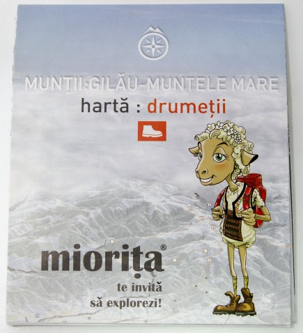  Harta drumetii Muntii Carpati - Gilau Muntele Mare