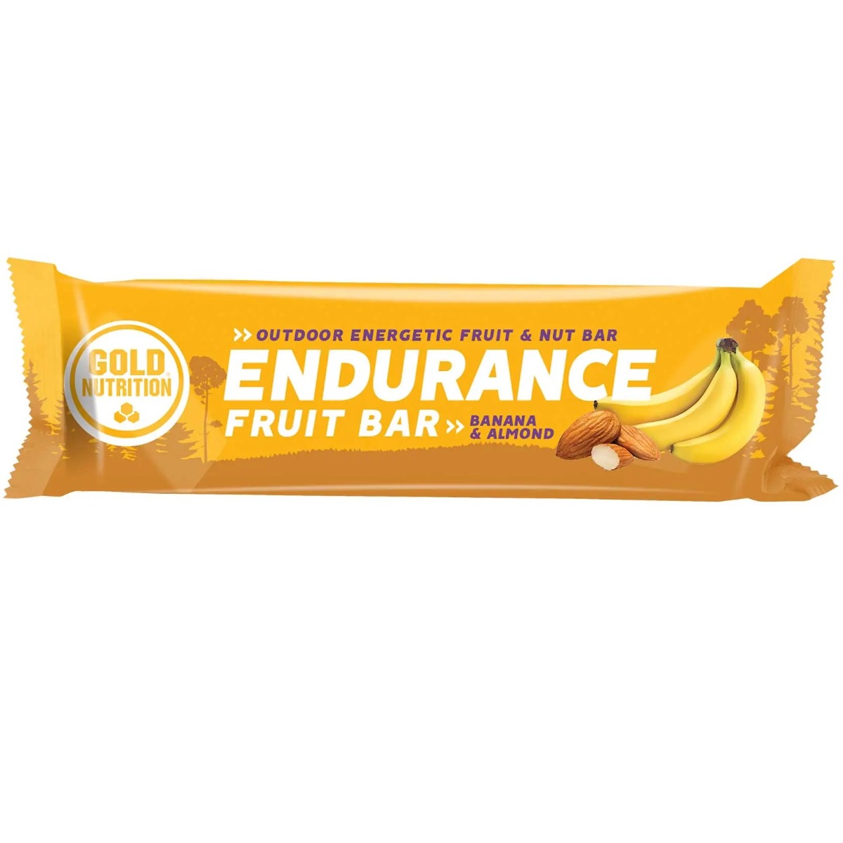 Baton energetic Gold Nutrition Endurance Fruit Bar Aroma de Banane, 40g