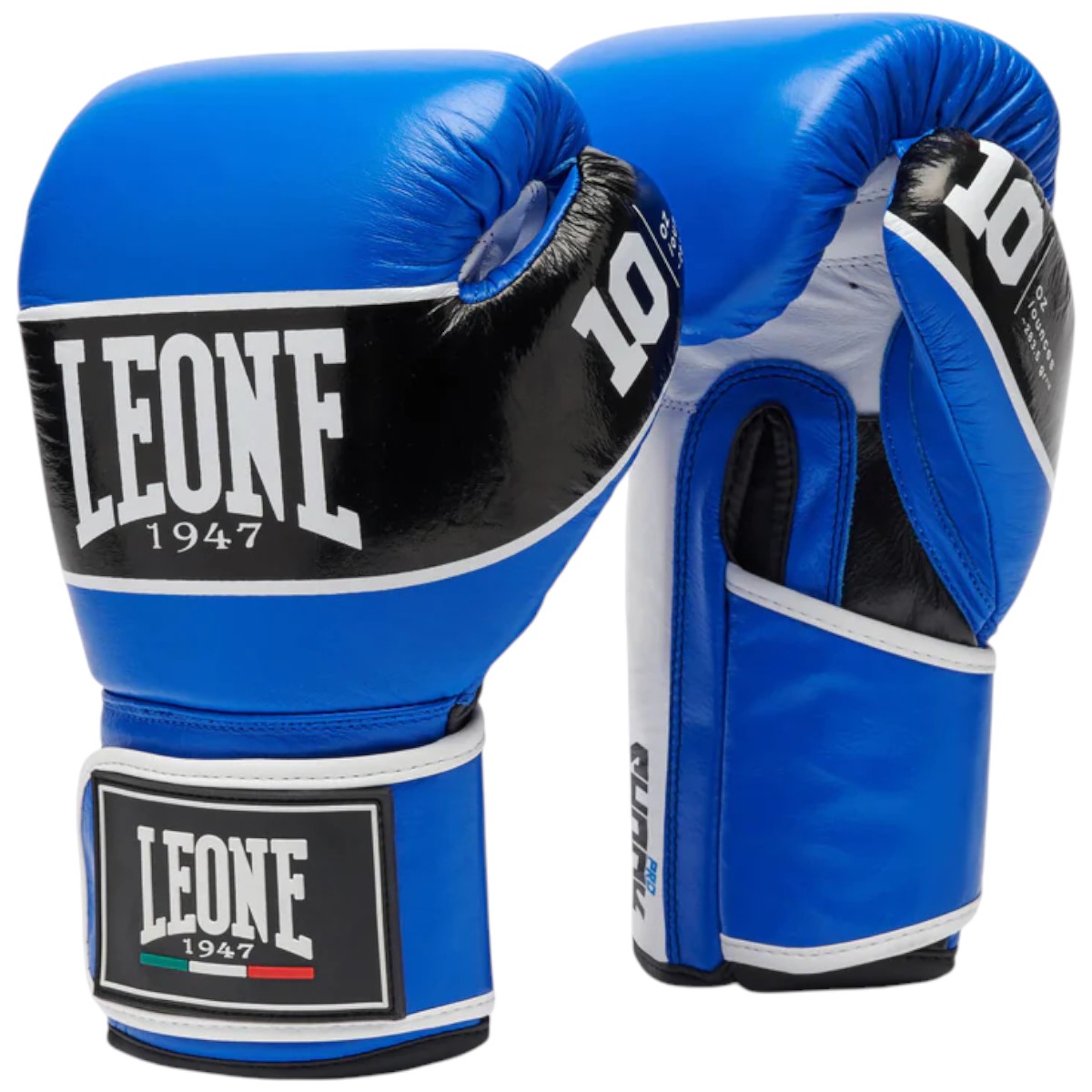 Manusi box Leone Shock Pro-Albastru/Negru-8 oz