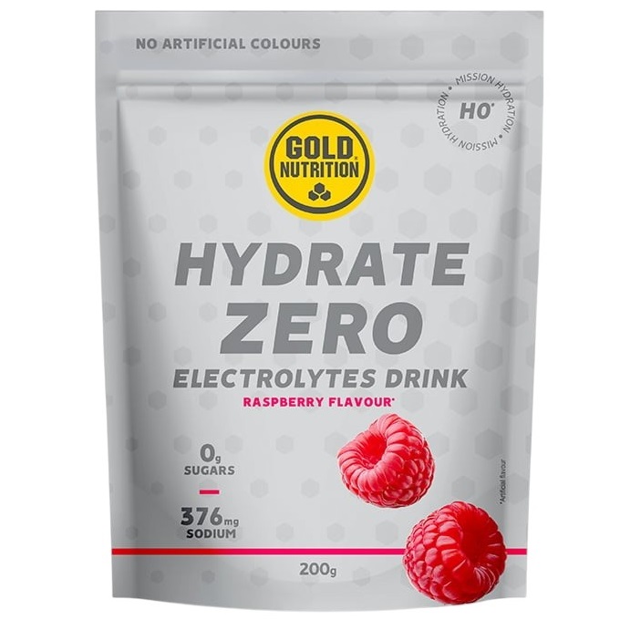Bautura de hidratare Gold Nutrition Hydrate Zero H0 Aroma de Zmeura, 200g