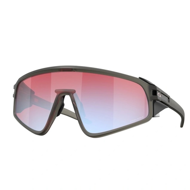 Ochelari de soare Oakley Latch Panel Matte Grey Smoke / Prizm Snow Sapphire