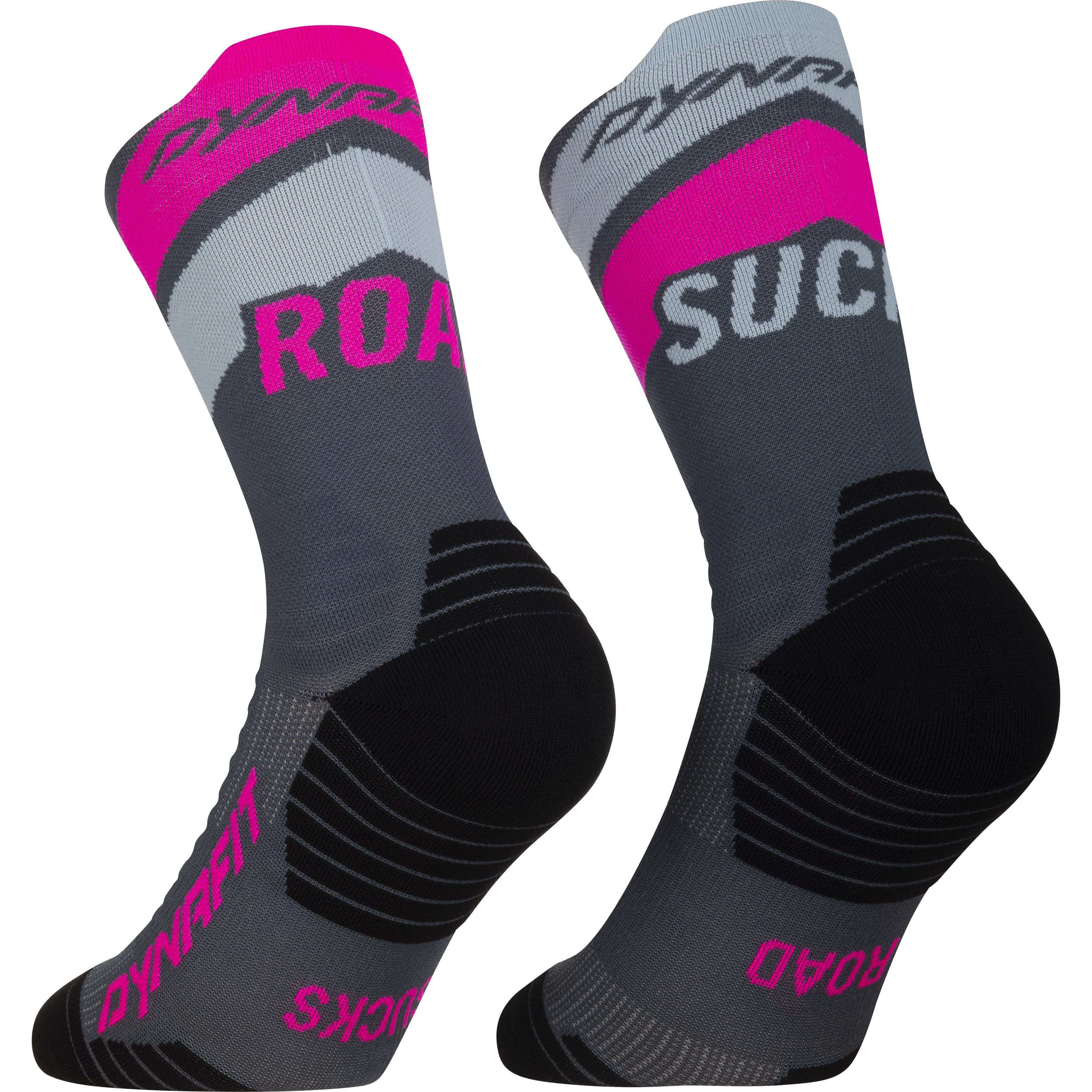 Sosete alergare Dynafit Ultra Crew-Gri/Roz-39-42