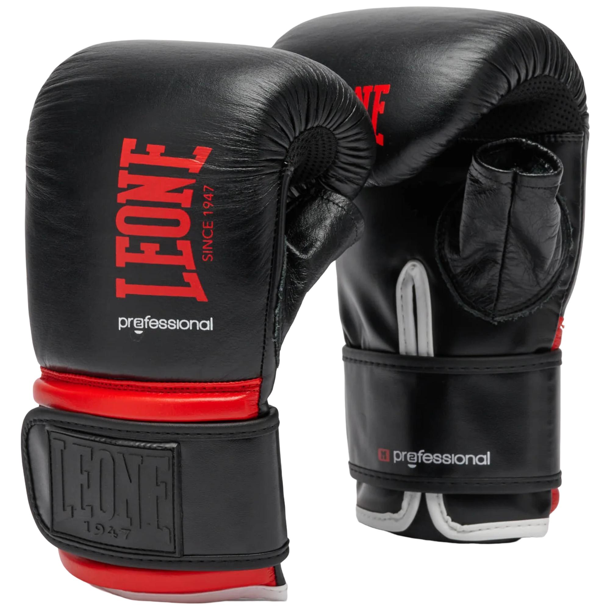 Manusi de sac Leone Professional 2-Negru/Rosu-S
