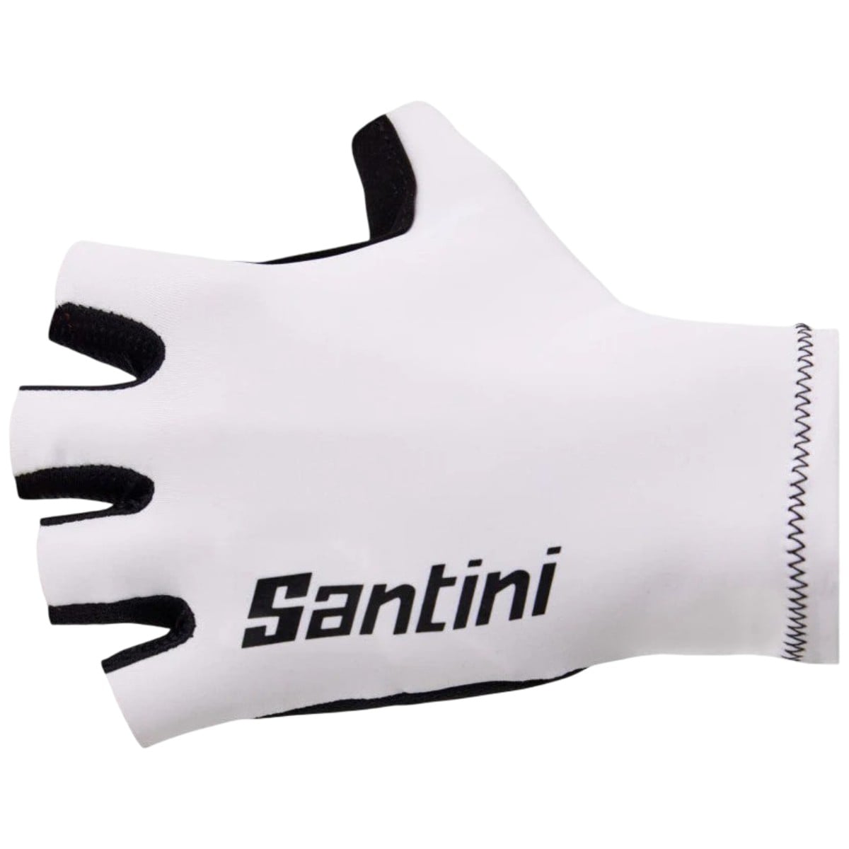 Manusi ciclism Santini 3D SS 2026-Alb/Negru-M