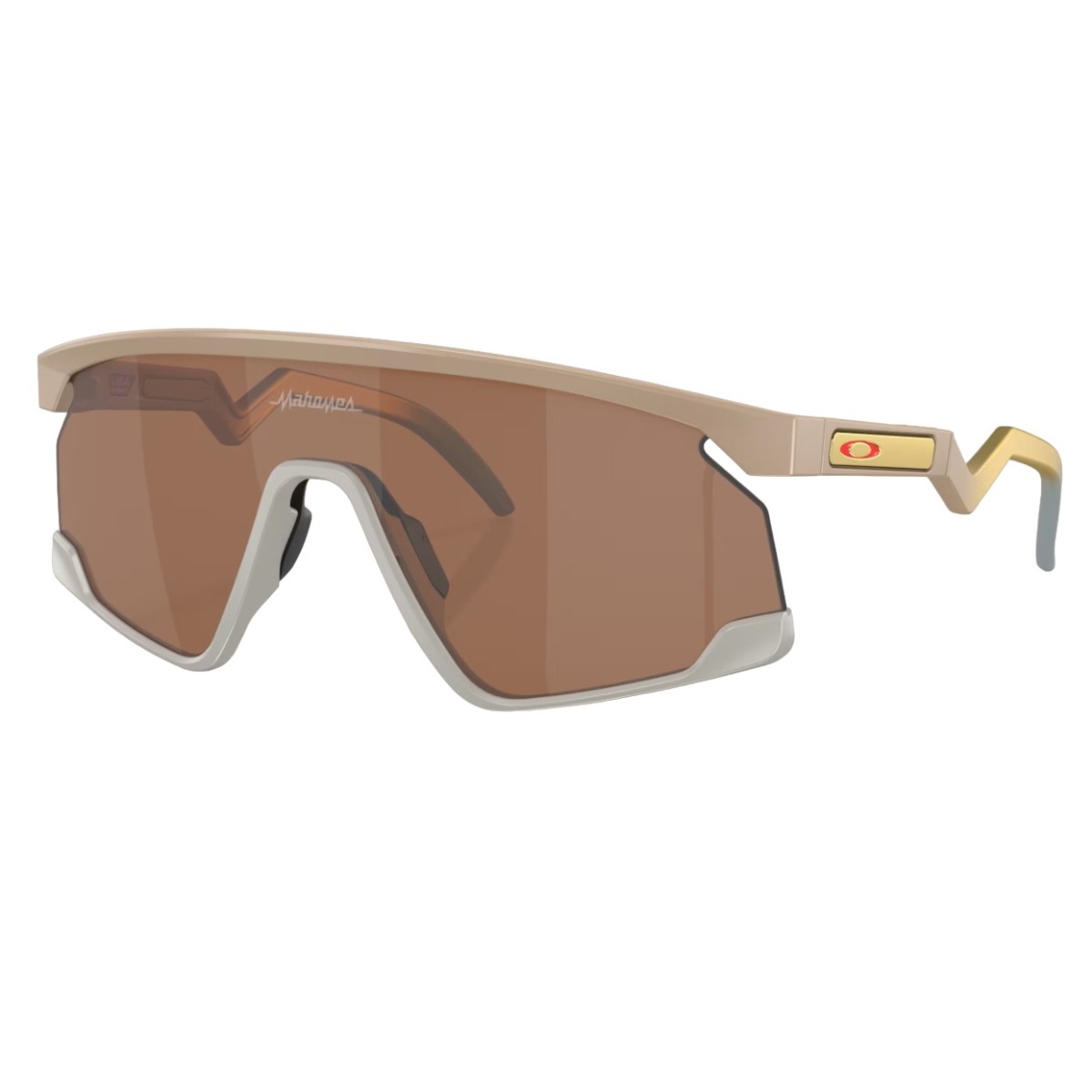 Ochelari de soare Oakley BXTR Patrick Mahomes II Collection Matte Terrain Tan/Prizm Tungsten