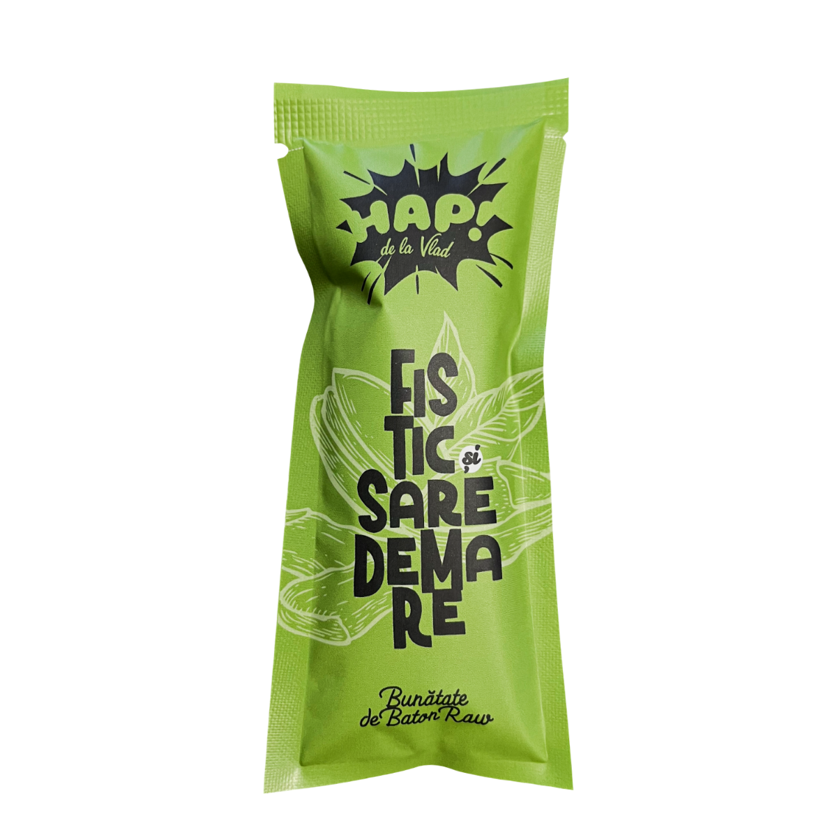 Baton Raw Vegan HAP de la Vlad-Aroma Fistic/Sare de mare