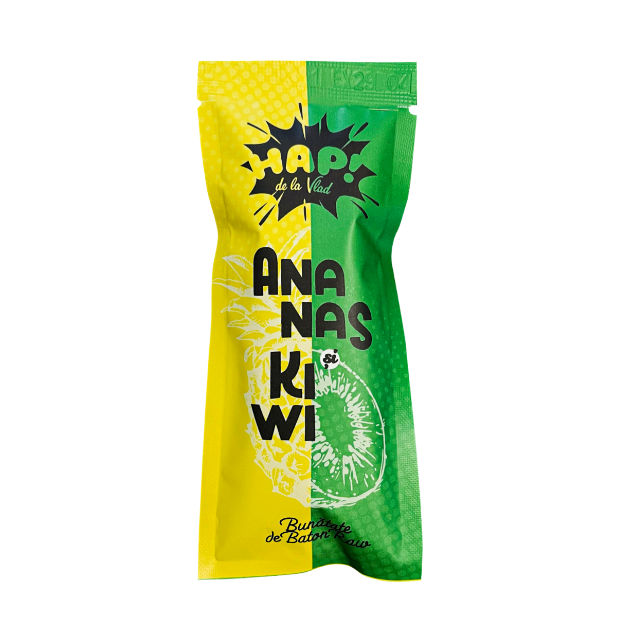 Baton Raw Vegan HAP de la Vlad-Aroma Ananas/Kiwi 