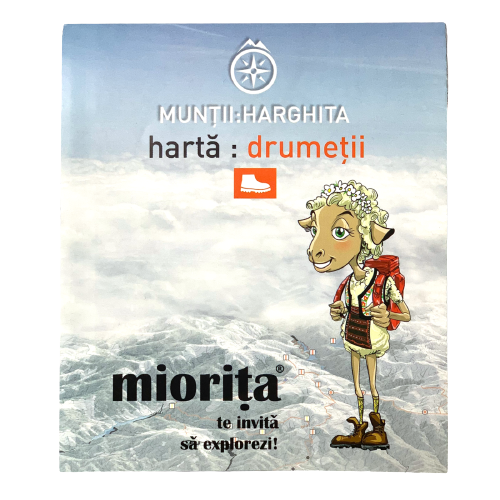 Harta drumetii Muntii Carpati - Harghita