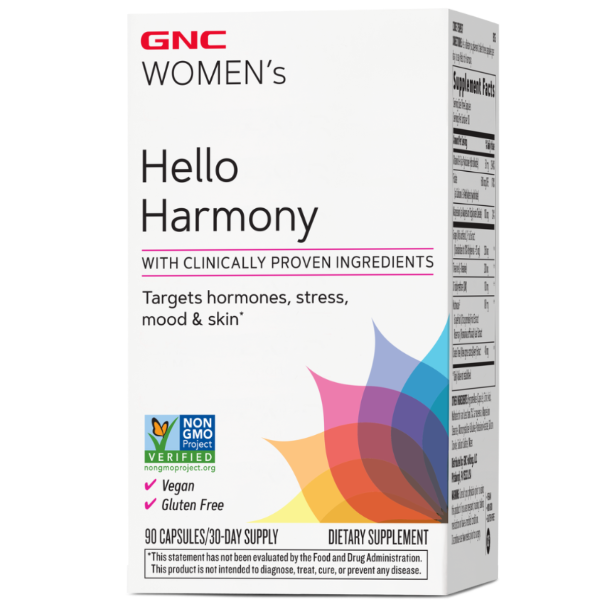 GNC Women`s Hello Harmony PMS, Formula pentru Echilibrul Hormonal, Emotional si Elasticitatea Pielii Femeilor, 90 cps