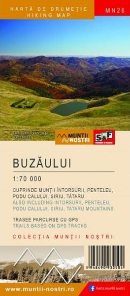 Harta de drumetie - Muntii Buzaului MN26
